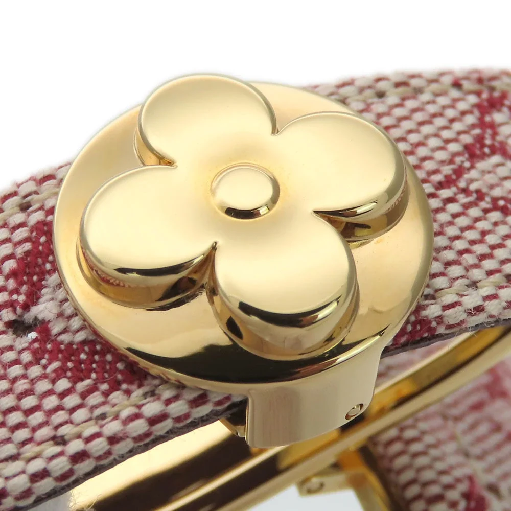 LOUIS VUITTON Pink Monogram Charm Bracelet